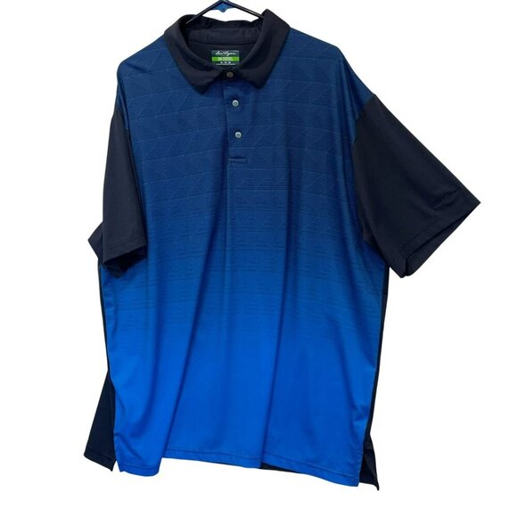 Ben Hogan Performance  Men's 3-Button Golf Polo Shirt Sz XXL Colorblock - Picture 1 of 13